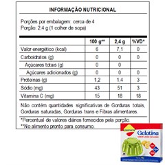 GELATINA LOWCUCAR SABOR LIMAO SICILIANO 10G