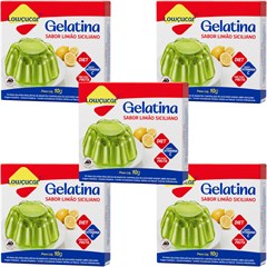 GELATINA LOWCUCAR SABOR LIMAO SICILIANO 10G
