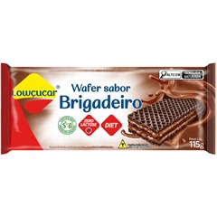 WAFER LOWCUCAR ZERO ACUCARES SABOR BRIGADEIRO 115G