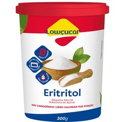 ERITRITOL ADOCANTE NATURAL EM PO LOWCUCAR 300G