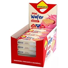 DISPLAY MINI WAFER MORANGO ZERO ACUCAR LOWCUCAR 20