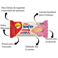DISPLAY MINI WAFER MORANGO ZERO ACUCAR LOWCUCAR 20