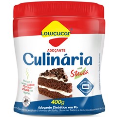ADOCANTE CULINARIO LOWCUCAR COM STEVIA POTE 400G