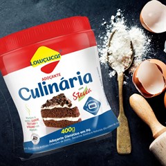 ADOCANTE CULINARIO LOWCUCAR COM STEVIA POTE 400G