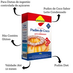 PUDIM COCO 100G C/ CALDA 35G ZERO