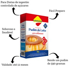 PUDIM LEITE CONDENS 100G C/ CALDA 35G ZERO
