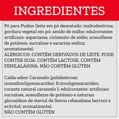 PUDIM LEITE CONDENS 100G C/ CALDA 35G ZERO