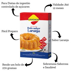 MISTURA PARA BOLO SABOR LARANJA 150G