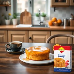 MISTURA PARA BOLO SABOR LARANJA 150G