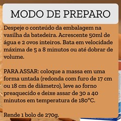 MISTURA PARA BOLO SABOR CHURROS 150G