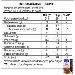 BOLO INTEGRAL AVEIA E GRAOS 200G