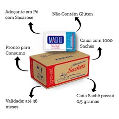 MAGRO LIGHT SACHET 1000UN X 500MG