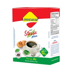 LOWCUCAR PLUS COM STEVIA SACHET CART 50UNX500MG