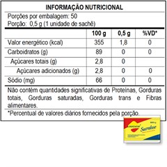 ADOCANTE LOWCUCAR SUCRALOSE SACHET 1000X500MG