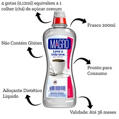 ADOCANTE MAGRO TRADICIONAL LIQUIDO 200ML