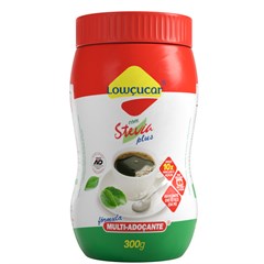 ADOCANTE LOWCUCAR PLUS COM STEVIA POTE 300G