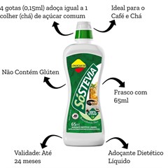 ADOCANTE LOWCUCAR SOSTEVIA LIQ 65ML