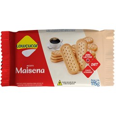 BISCOITO MAISENA LOW ZERO ADICAO DE ACUCARES 115G