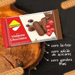 BISCOITO MAISENA CHOCOLATE LOW ZERO ACUCARES 115G