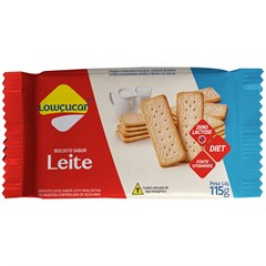 BISCOITO LEITE LOW ZERO ADICAO DE ACUCARES 115G