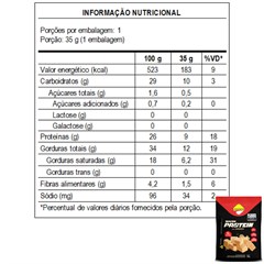 WAFER PROTEIN AMENDOIM LOWCUCAR 35G