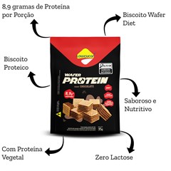 WAFER PROTEIN CHOCOLATE LOWCUCAR 35G