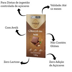CHOCOLATE C/ AVELA LOW CART DISPLAY 10X30G