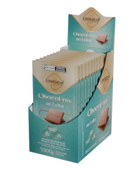 CHOCOLATE AO LEITE ZER LAC LOW CART DISPLAY 10X30G