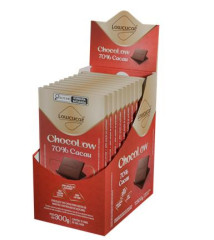 CHOCOLATE 70% CACAU CART LOW DISPLAY 10X30G