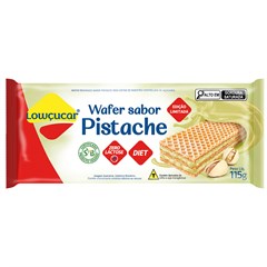 WAFER ZERO ACUCAR LOWÇUCAR PISTACHE 115G