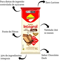WAFER INTEGRAL LOW ZERO CHOCOLATE DARK 90G