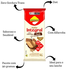 WAFER INTEGRAL LOW ZERO CHOCOLATE DARK 90G