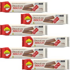 BISCOITO LEITE LOW ZERO C/BARRA SABOR CHOC 60G