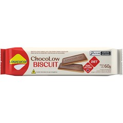 BISCOITO LEITE LOW ZERO C/BARRA SABOR CHOC 60G
