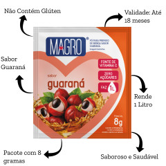 DISPLAY REFRESCO MAGRO DIET GUARANA 15X8G