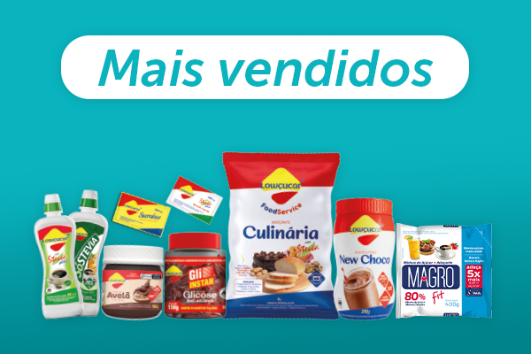 Vitrine - Mais vendidos
