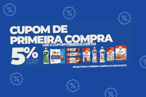 Cupom primeira compra